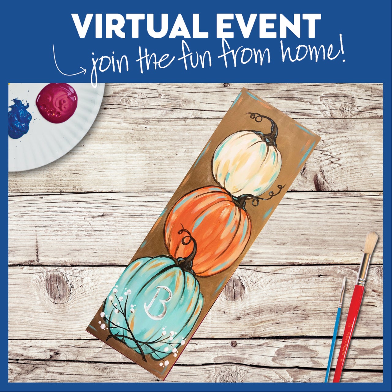 LIVE INTERACTIVE VIRTUAL CLASS - ART KIT INCLUDED (HAVE SUPPLIES? THEN IT'S ONLY $15!)